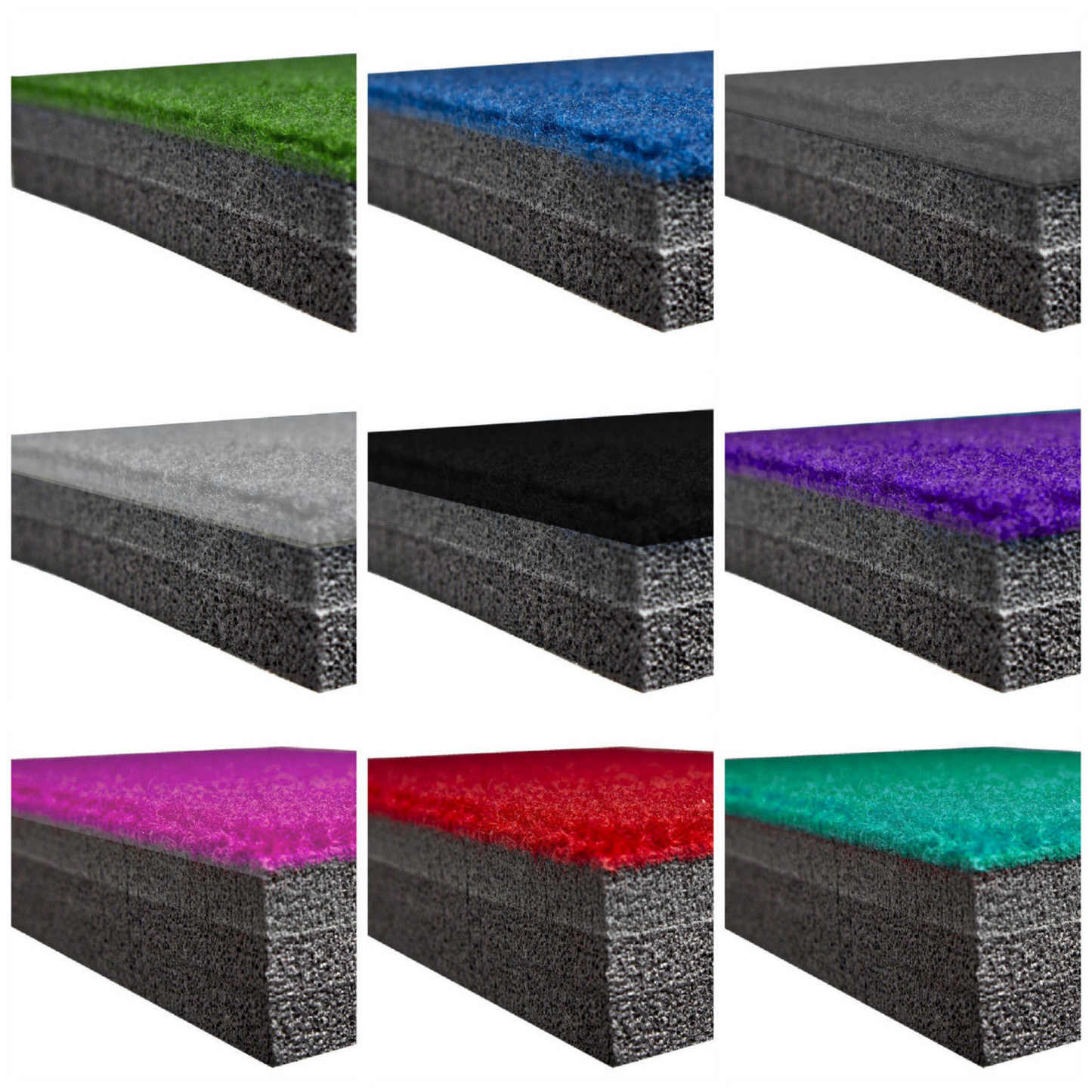 Flexi Carpet Bonded Foam Custom Colors
